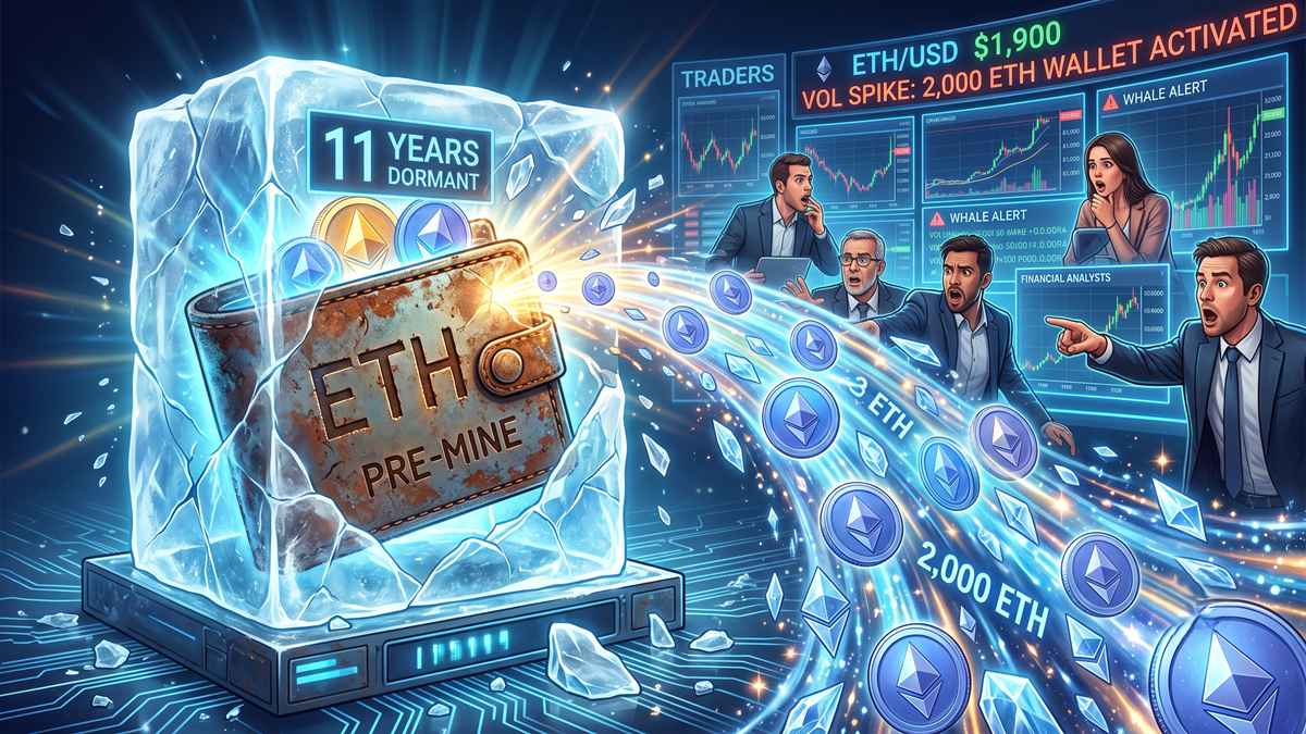 11-Year-Old Ethereum Wallet Suddenly Reactivates, Catching Traders' Attention