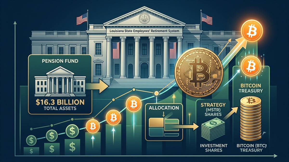 $16.3B Pension Fund Expands Bitcoin Exposure Through Strategy Investment
