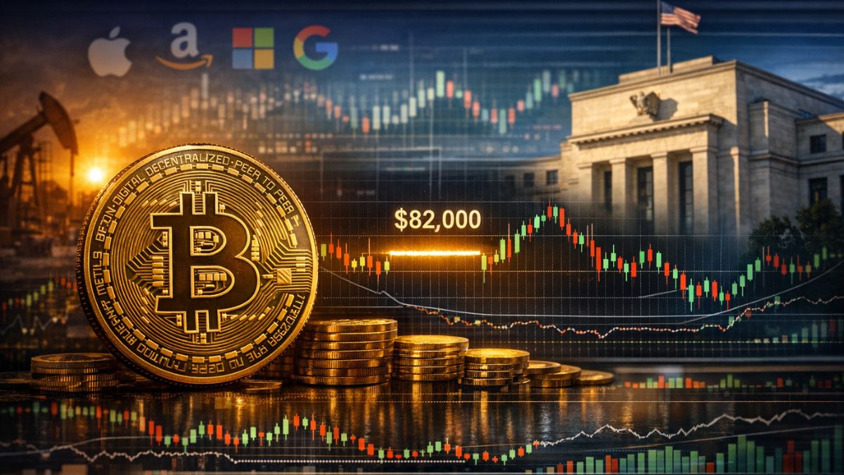 $82K CME Gap Becomes Bitcoin's Battleground With Big Tech Earnings Pressuring Risk Appetite