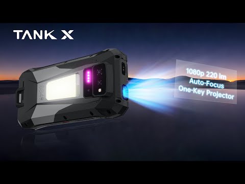8849 stellt TANK X vor: Weltweit erstes Rugged Phone mit 1080p- und 220-Lumen-Projektor