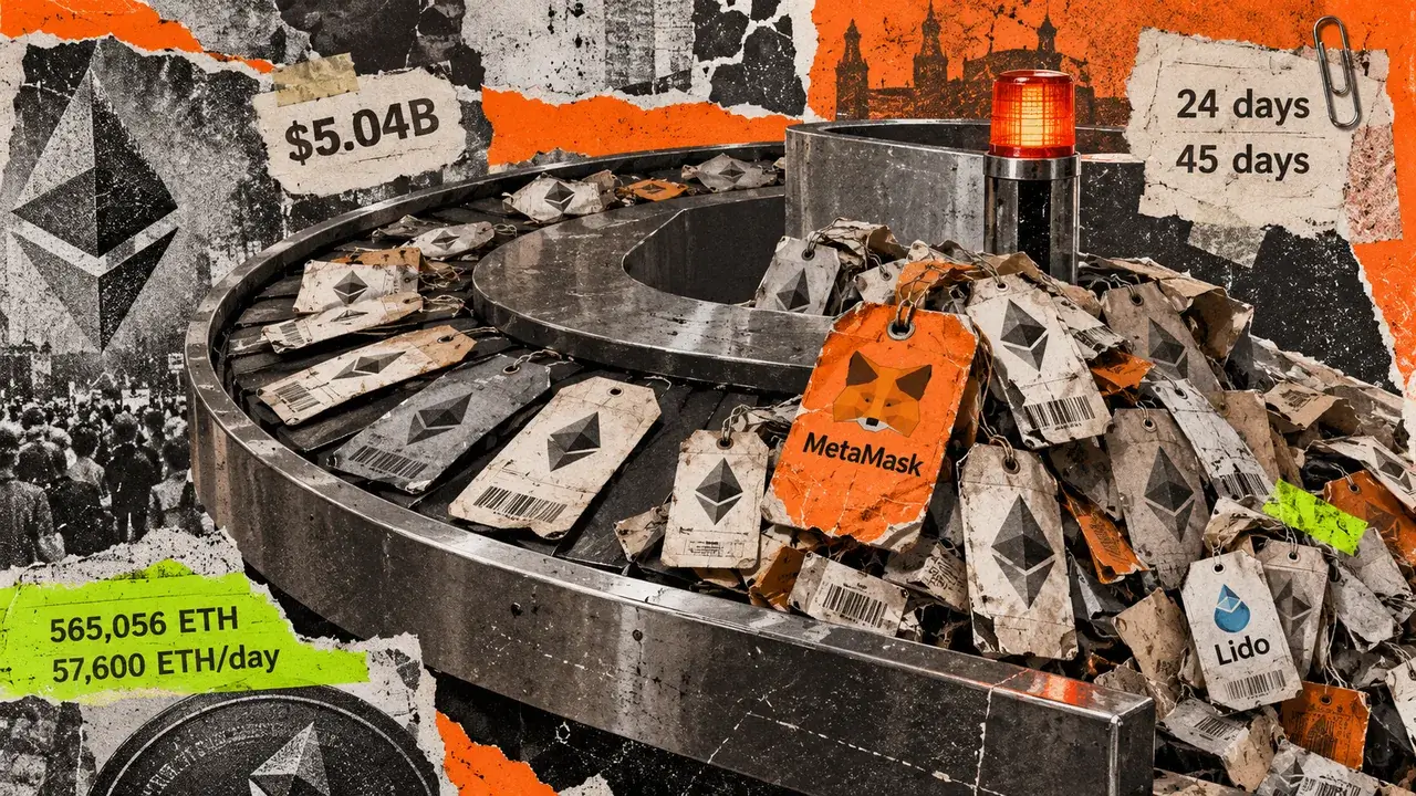 A $1,000 MetaMask incident could turn Ethereum's staking queue into a $5 billion traffic jam
