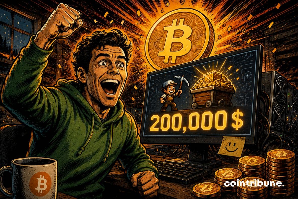 A Solo Miner Defies the Odds Again and Nets 200,000 Dollars in Bitcoin