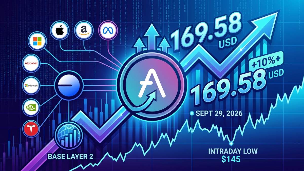 AAVE Jumps More Than 10% as Price Climbs Toward $175 Resistance