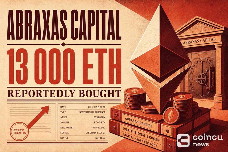 Abraxas Capital Reportedly Buys 13,000 ETH