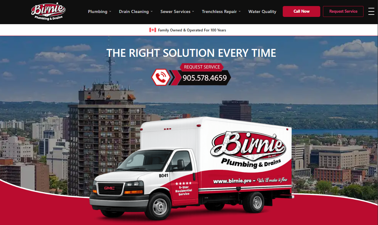 After 104 Years Serving Hamilton, Birnie Plumbing and Drains Launches Free Tools to Help Homeowners Get Answers Faster