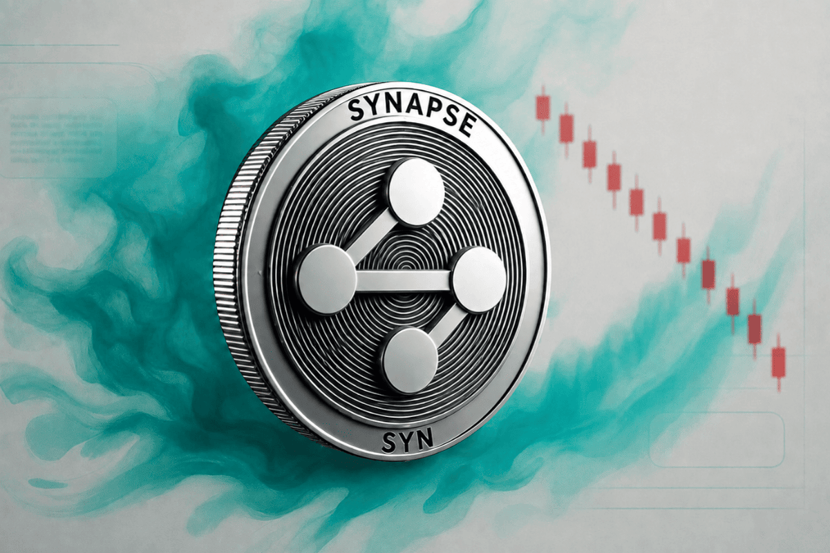 AI Crypto SYN Sinks 55% After Arthur Hayes' Bullish Endorsement
