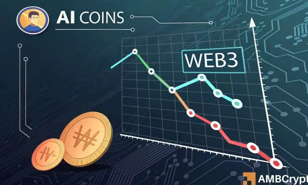 Article image for AI tokens dive by 29% even as Web3 adoption skyrockets – What's going on?