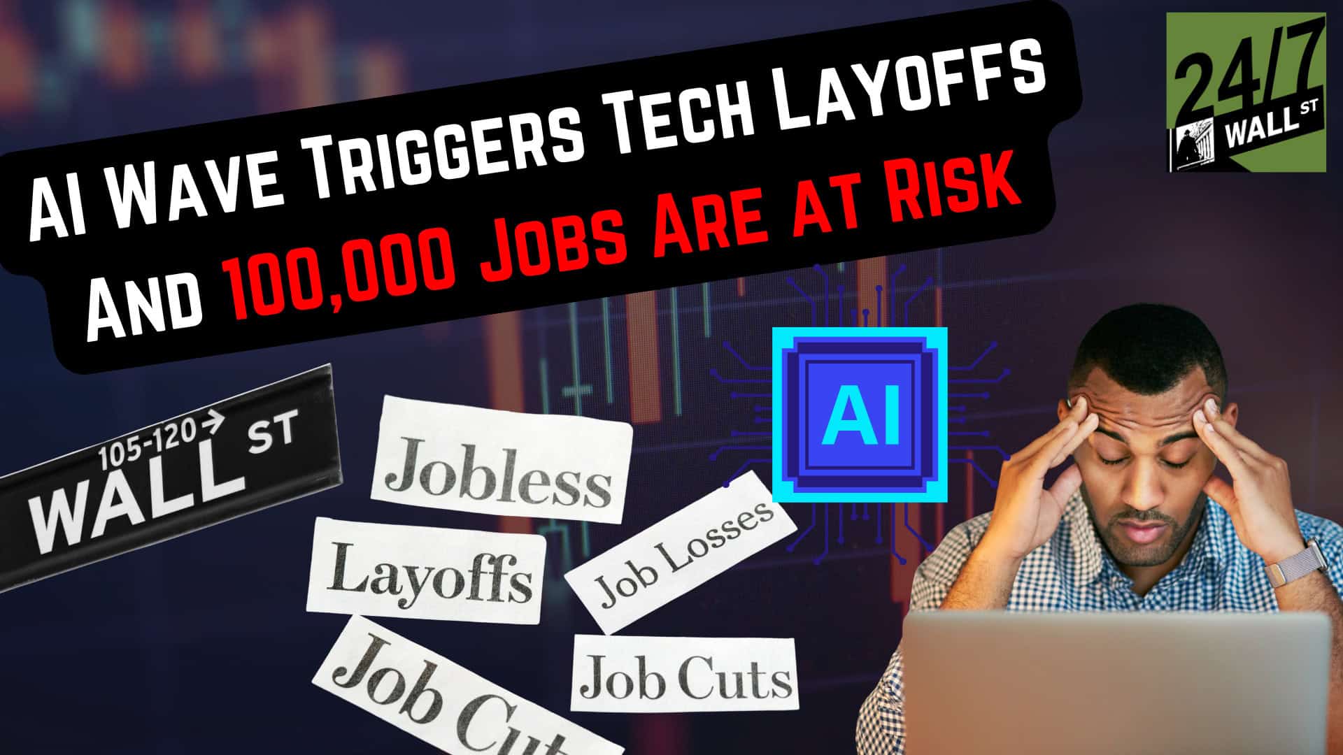 AI Wave Triggers Tech Layoffs, 100,000 Jobs Are at Risk