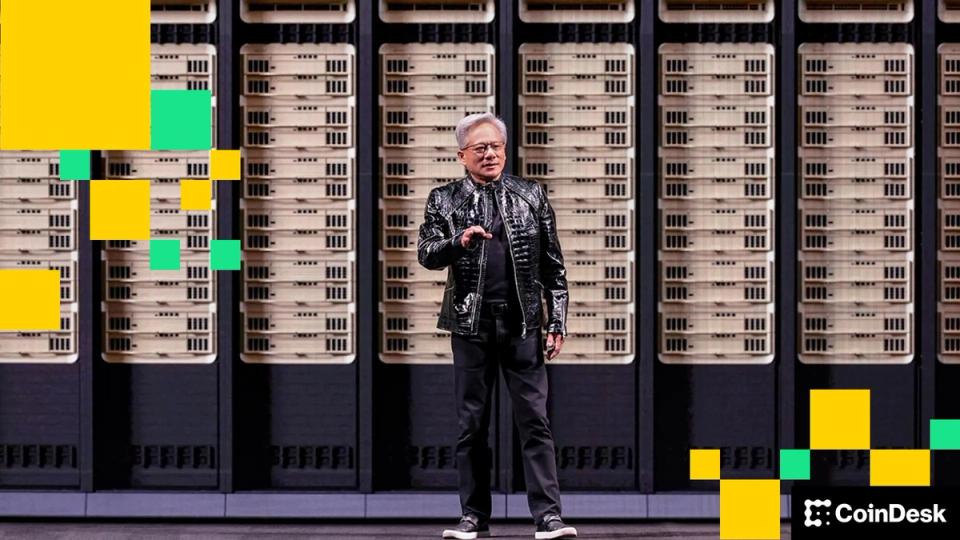 AI-linked crypto tokens surge as Nvidia's Jensen Huang touts agentic future