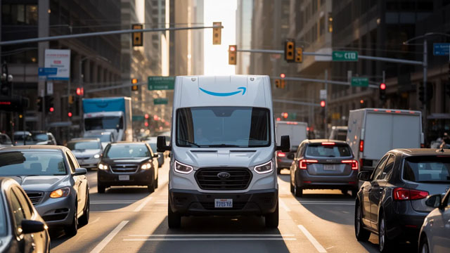 Amazon projects it's on track to deliver nearly 90% of its own US packages