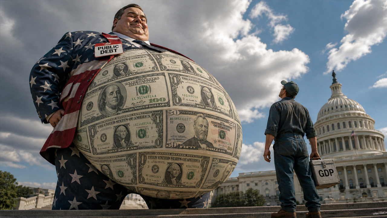 America's $31.27 trillion in debt now exceeds GDP – silently reinforces the case for Bitcoin