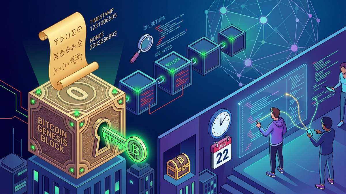 Anonymous Coder Hides Bitcoin Wallet Puzzle in Satoshi's Genesis Block