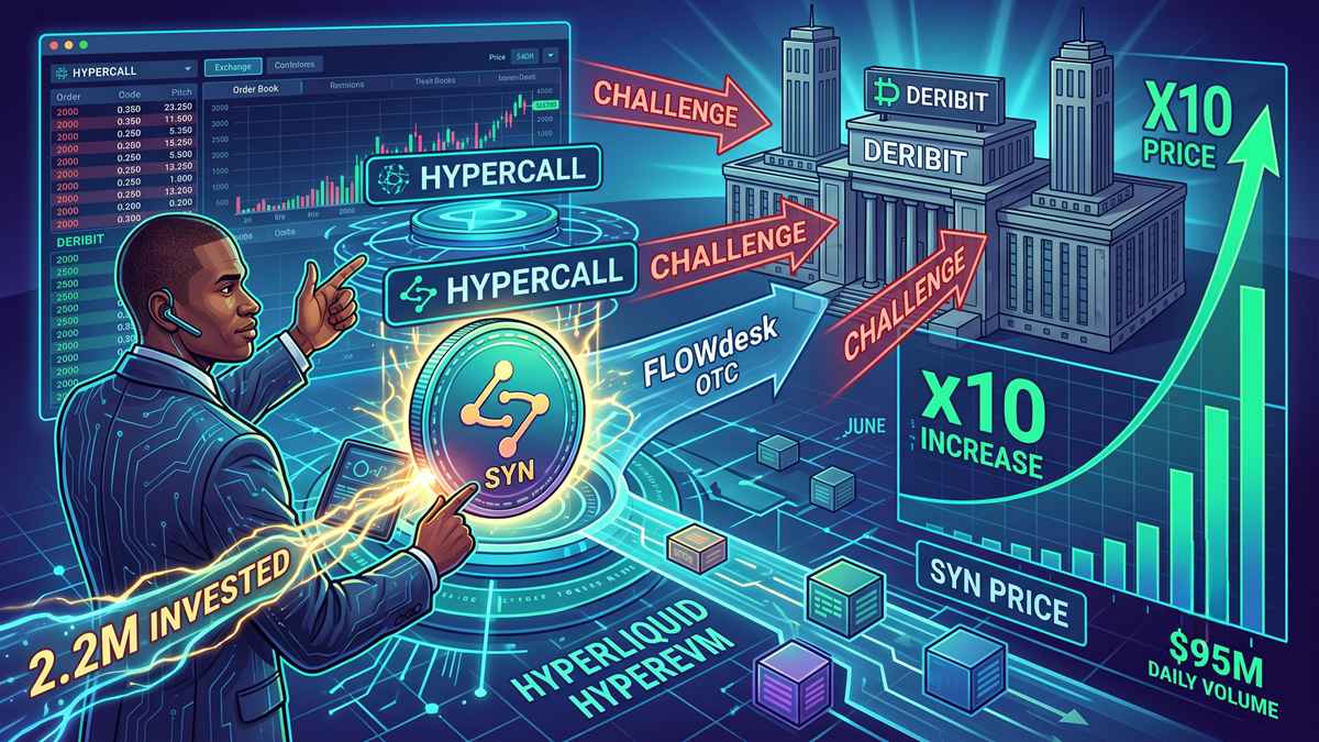 Arthur Hayes Backs SYN With $2.2M Bet on Hypercall's Deribit Challenge