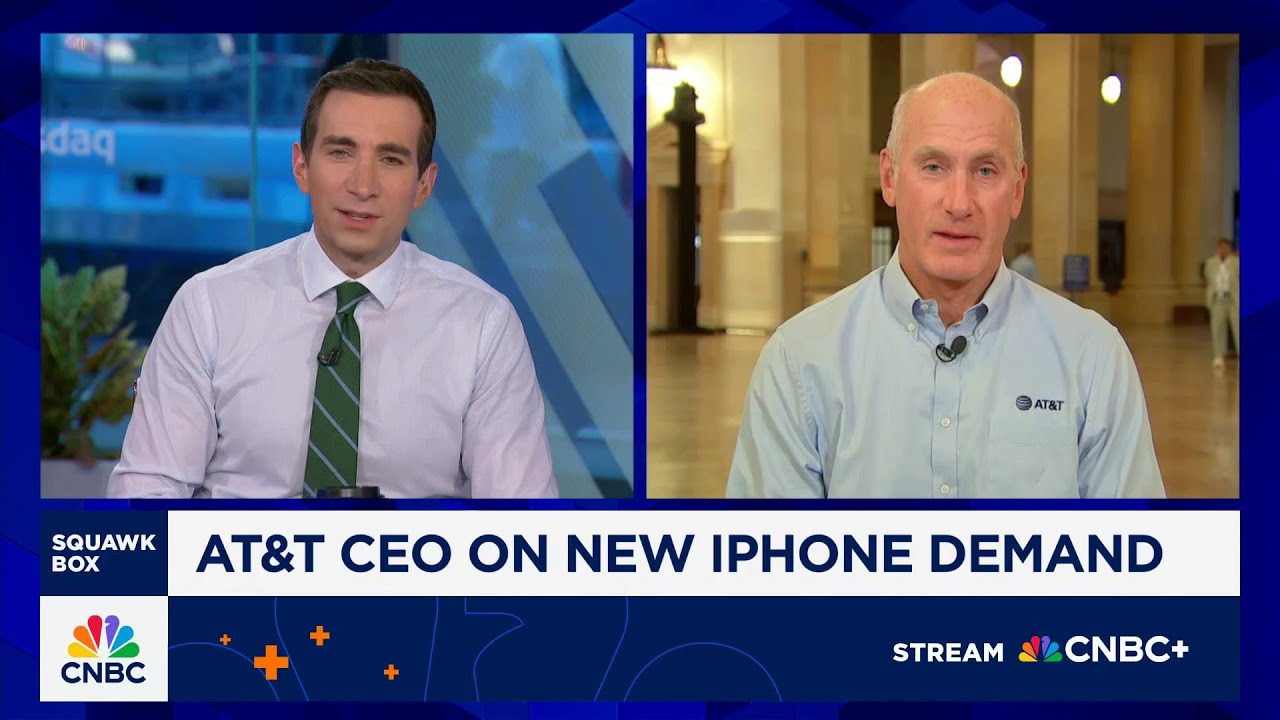 AT&T CEO John Stankey on impact of AI, new iPhone demand and future of connectivity