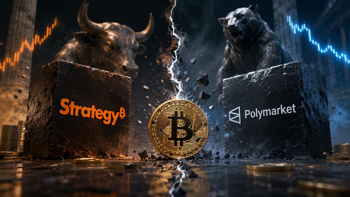 Backlash Erupts on Polymarket After Conflicting Calls on Strategy Bitcoin Sale