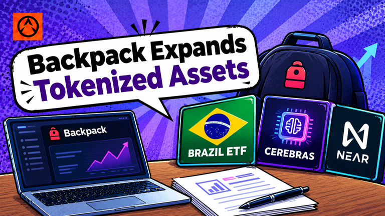 Backpack Adds Tokenized Brazil ETF and Cerebras Stock to Solana