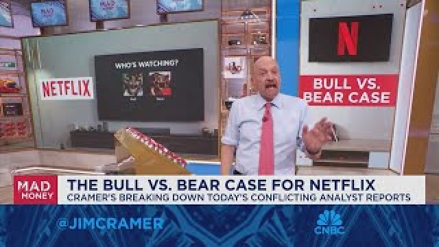 Barclays' bear case for Netflix 'sounds pretty grim', says Jim Cramer