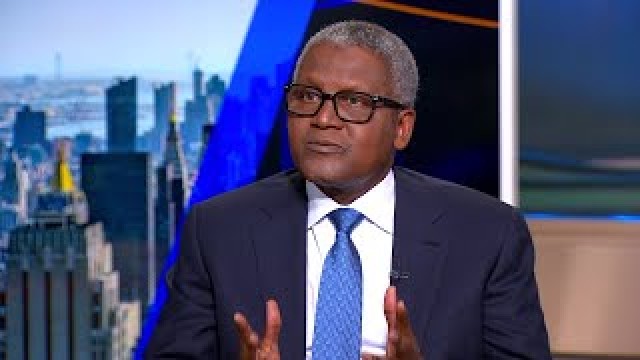 Billionaire Dangote on Nigeria's Fuel Subsidy, Oil Prices, Soccer
