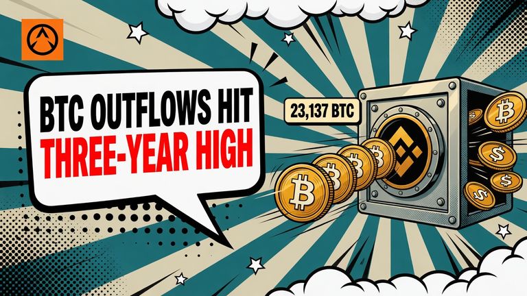Binance Bitcoin Outflows Hit Three-Year High on Stablecoin Inflows