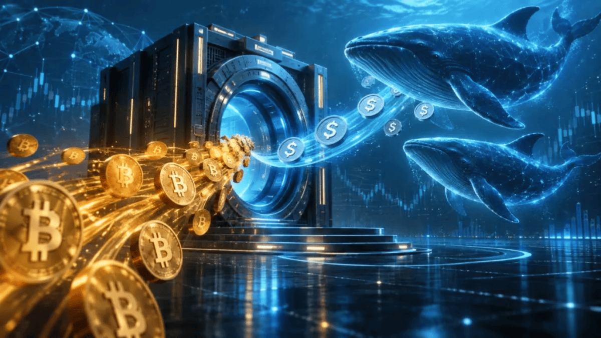 Binance BTC Outflows Hit Highest Since 2023 as Whales Add Stablecoins
