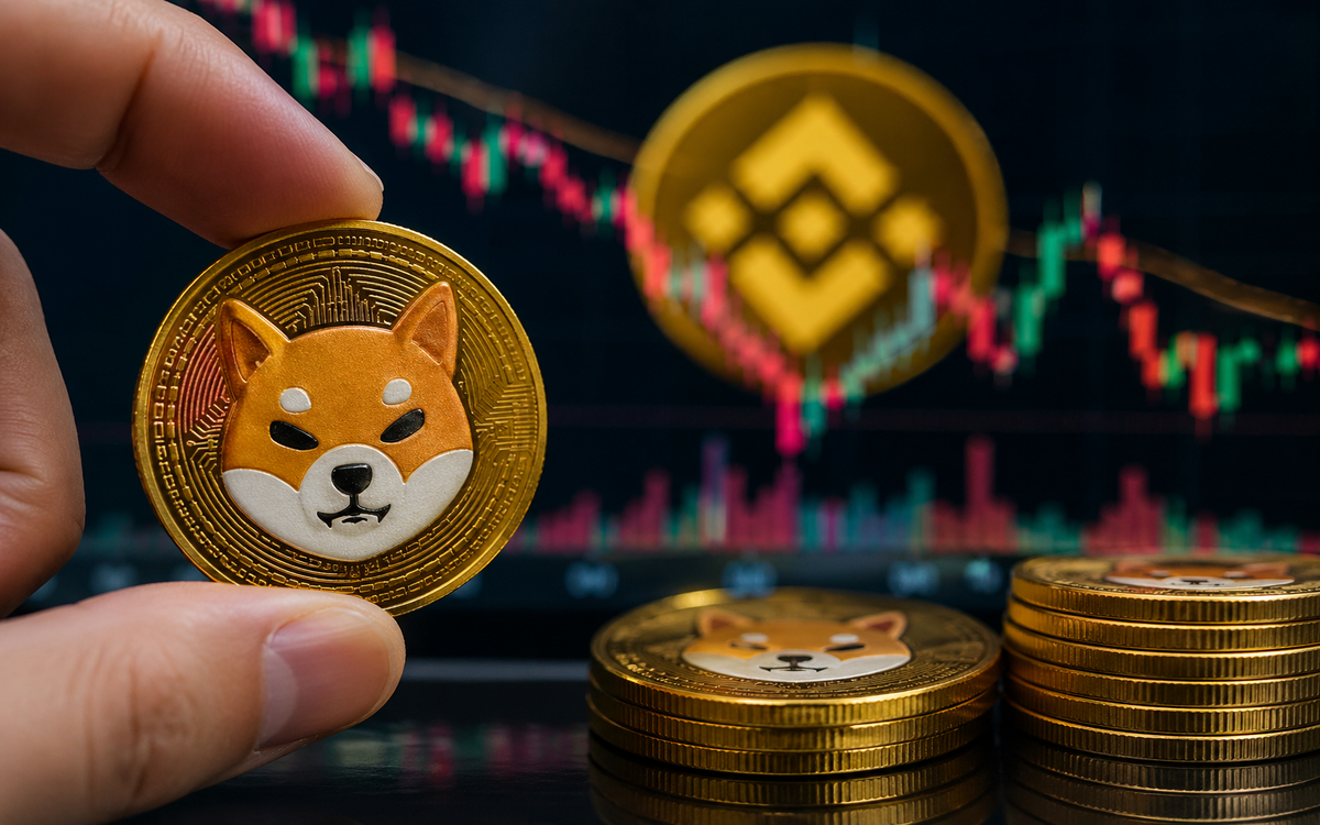 Binance SHIB Reserves Hit 61.8T as Conflicting Signals Emerge
