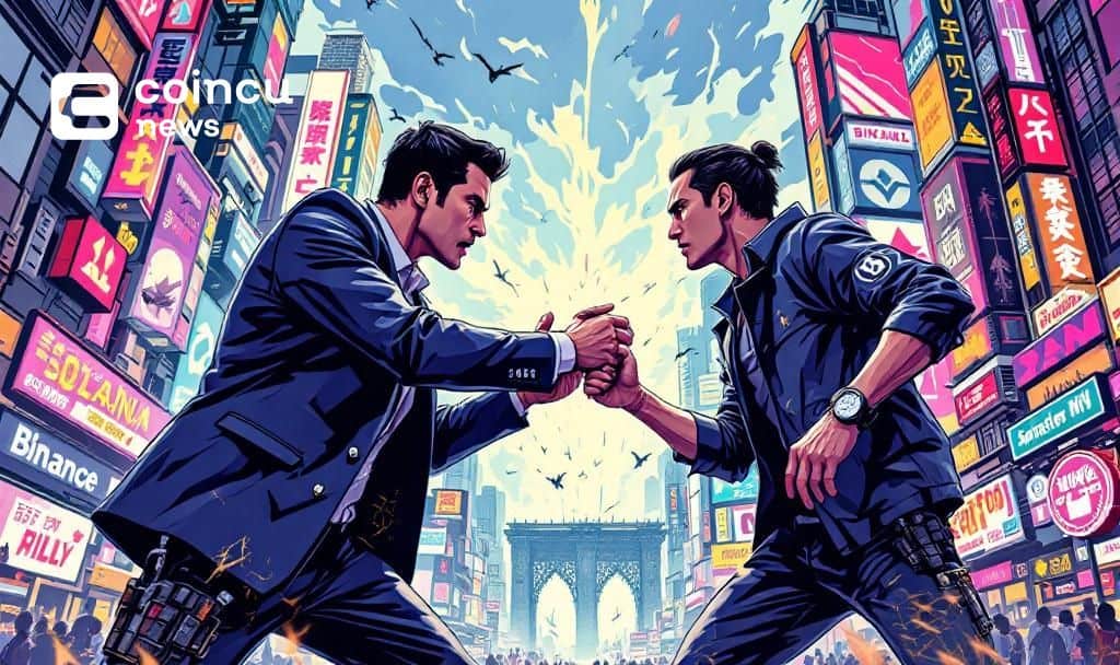 Binance's CZ Unfollows Solana's Toly Amid Market Criticism