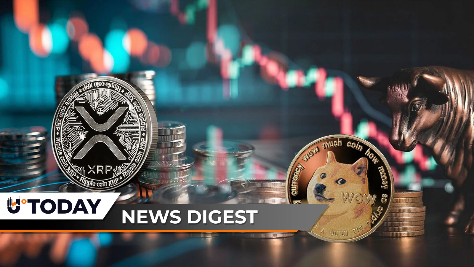 Article image for Binance's XRP Reserve Signals Demand, Shiba Inu Shorts Exit, Dogeoin Key Metric Turns Bullish — U.Today Crypto Digest