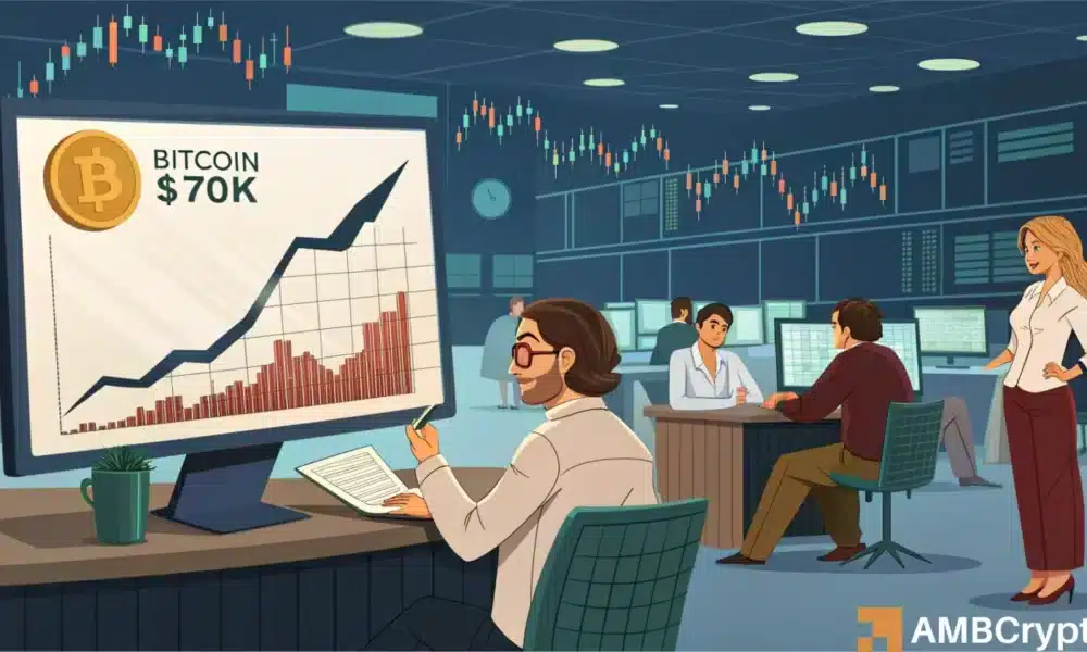 Bitcoin – A look at Wall Street's behaviour after BTC's fall below $70K