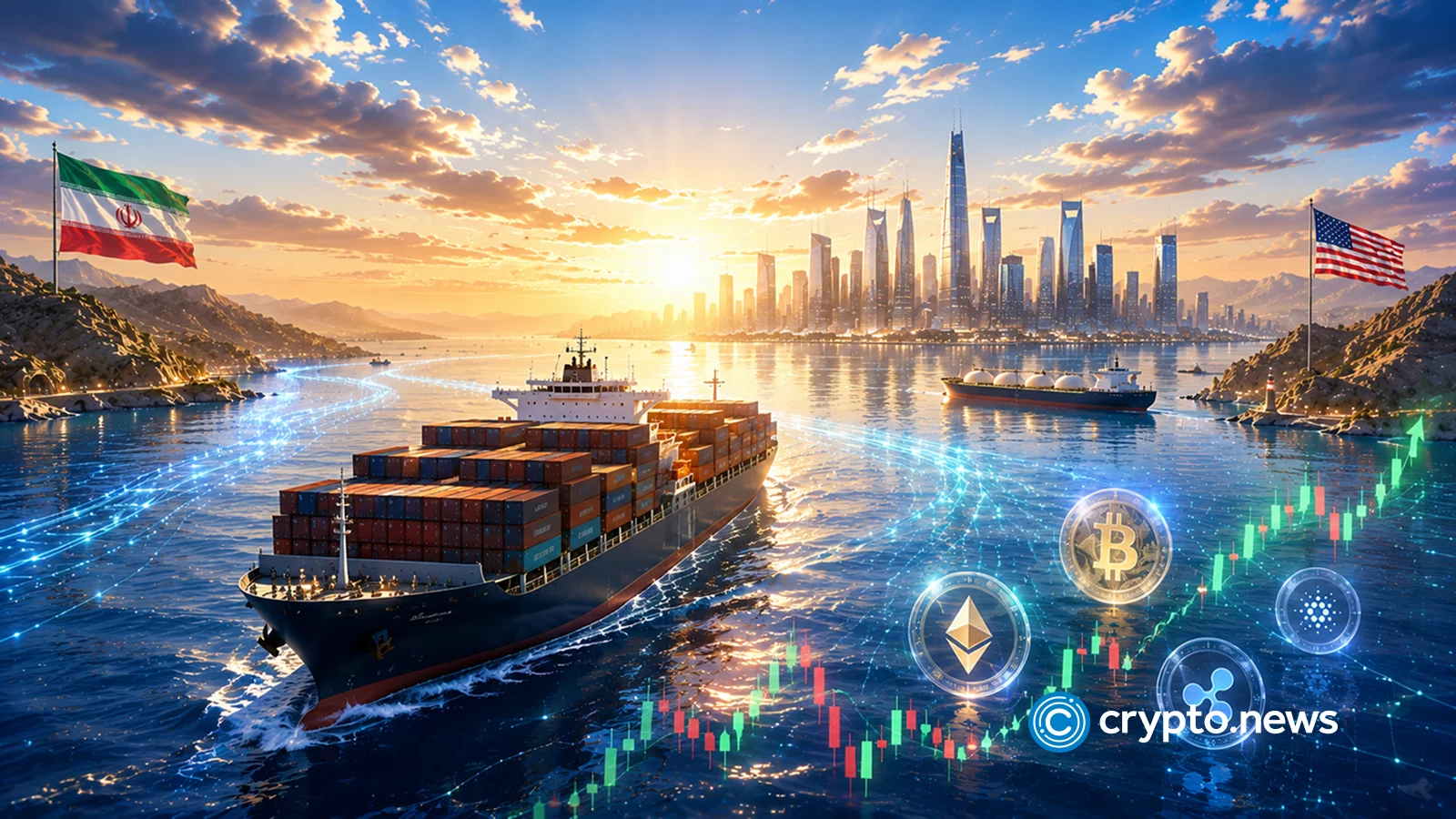 Bitcoin and XRP rally into resistance as Iran claims Amazon strike