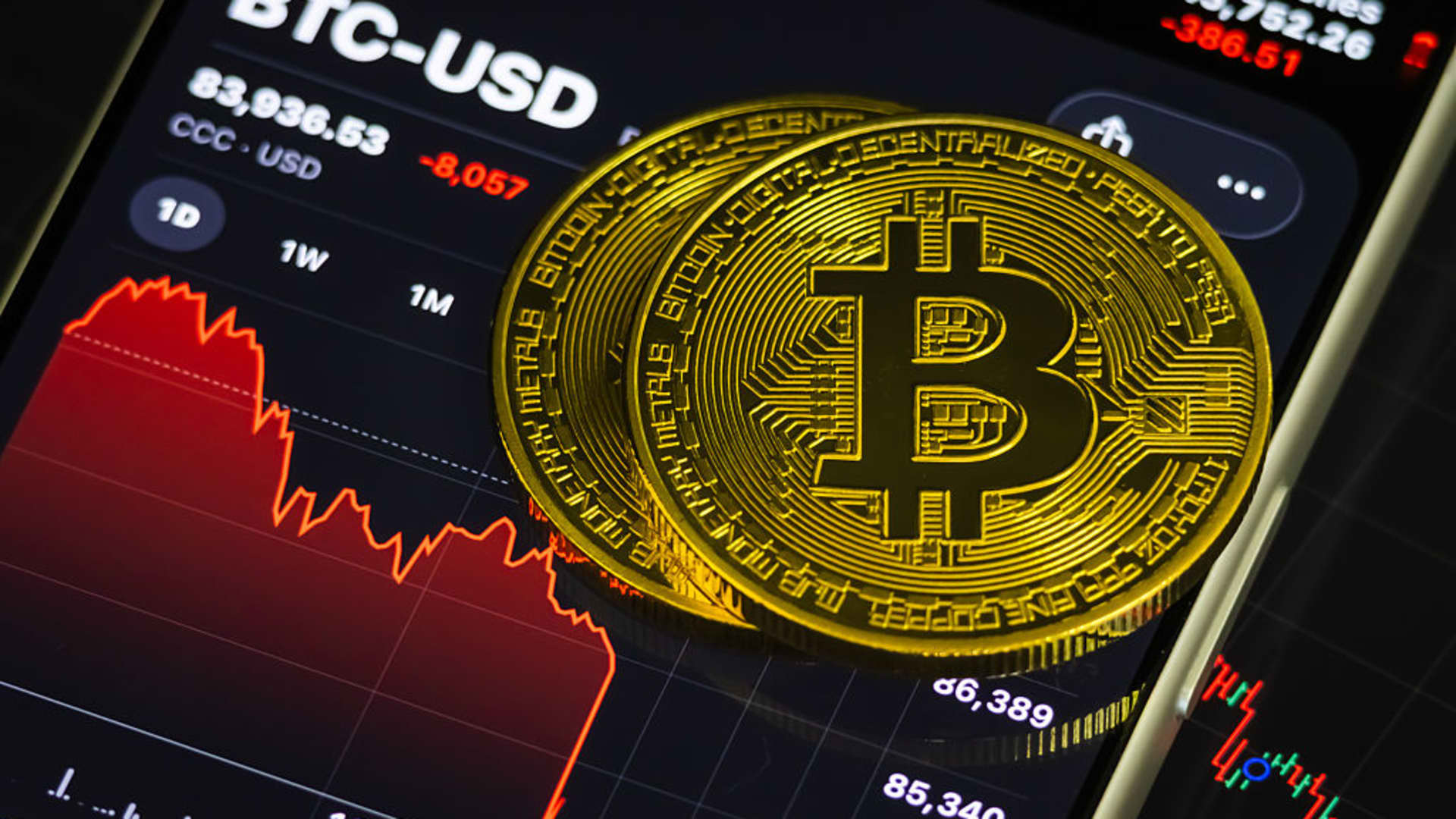 Bitcoin bounce fades as it drops back down to just under $67,000