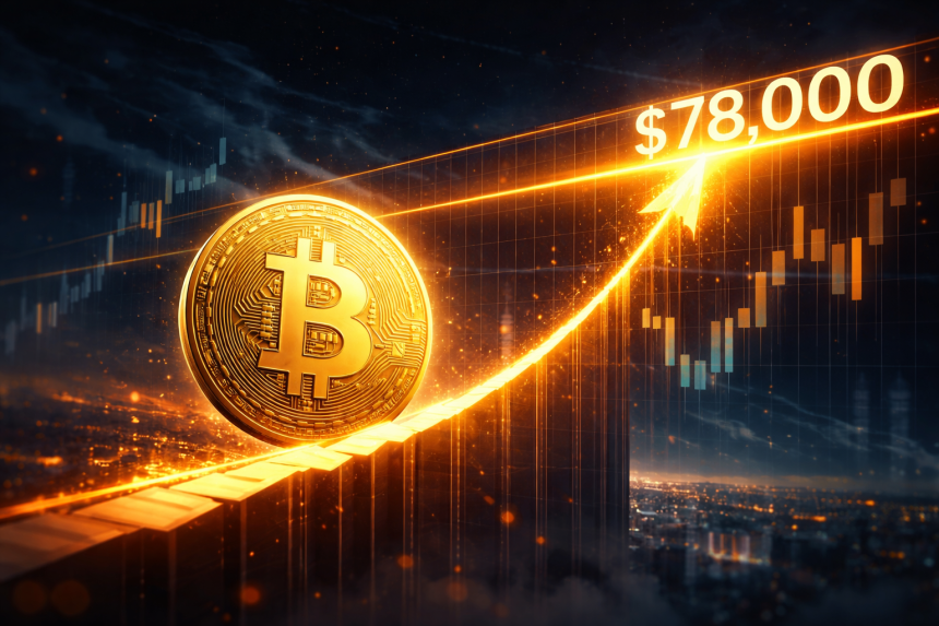 Bitcoin Bulls Eye $78,000, But Glassnode Urges Caution