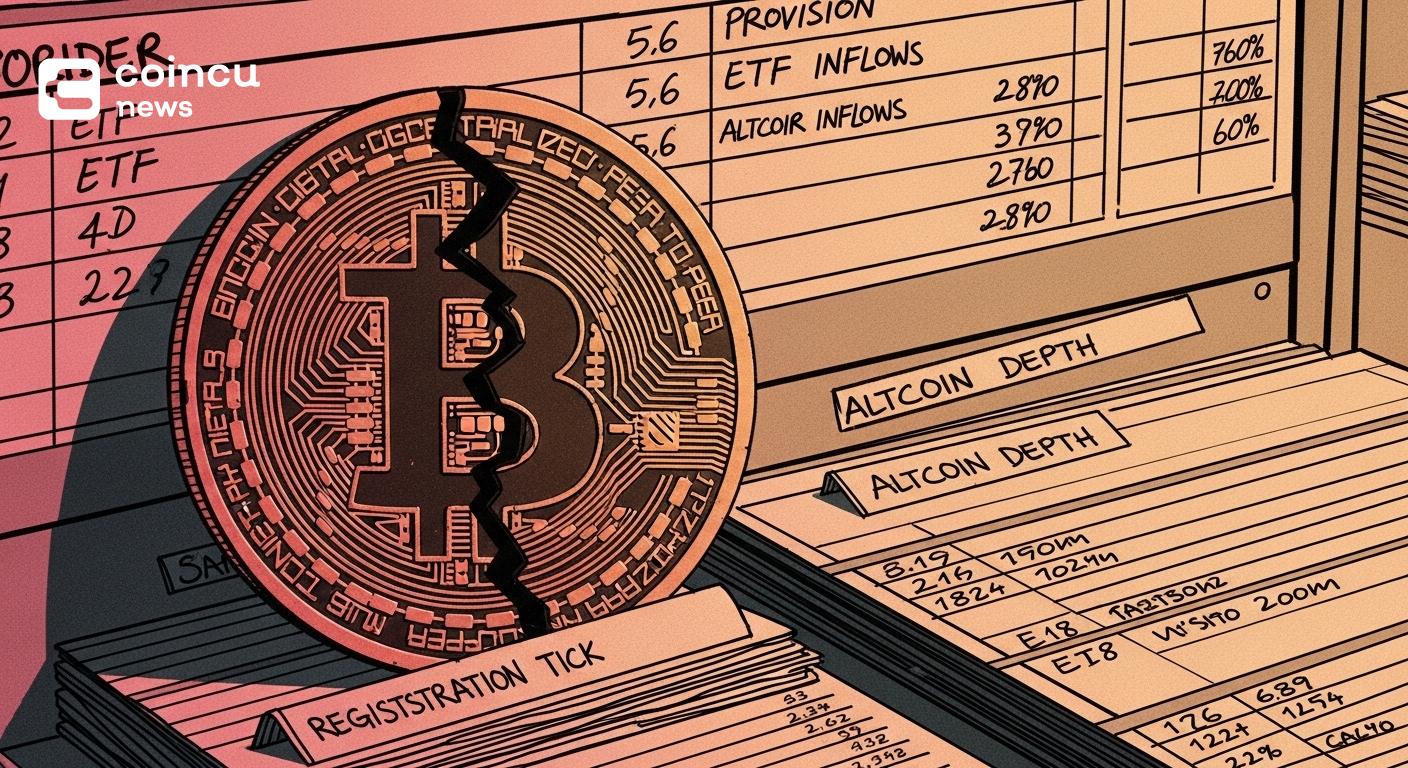 Bitcoin dominance climbs as ETF inflows sap altcoin depth