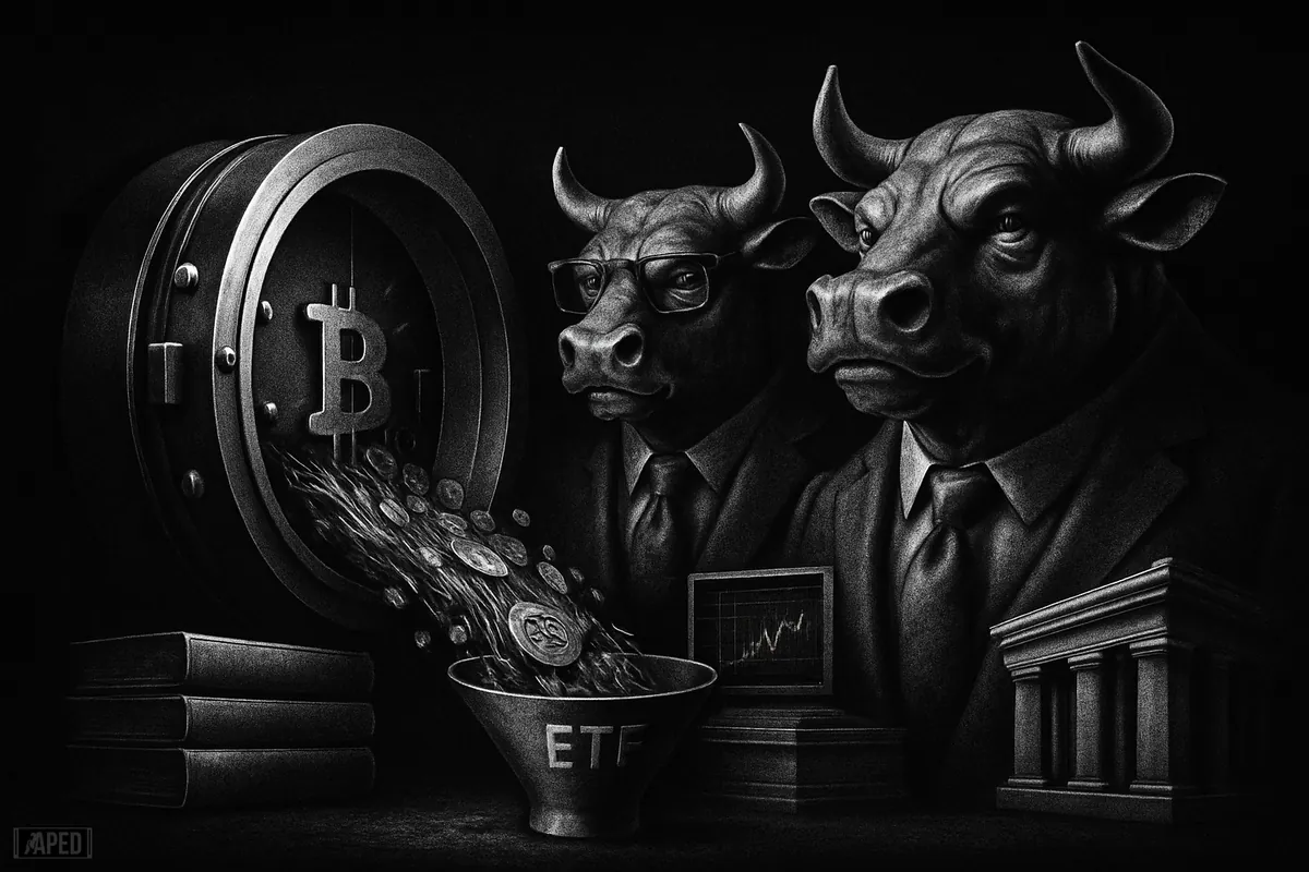 Bitcoin ETFs Draw $412M as Goldman Files