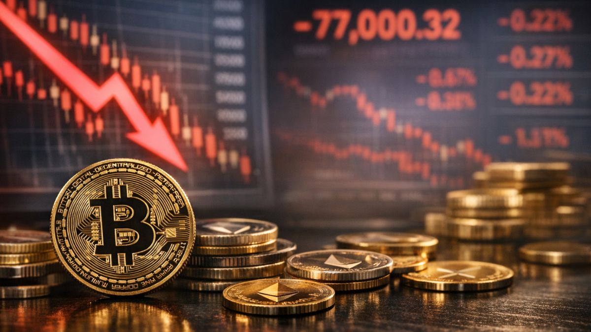 Bitcoin ETFs End Nine‑Day Inflow Streak With $263M in Outflows; BTC Drops Below $77K
