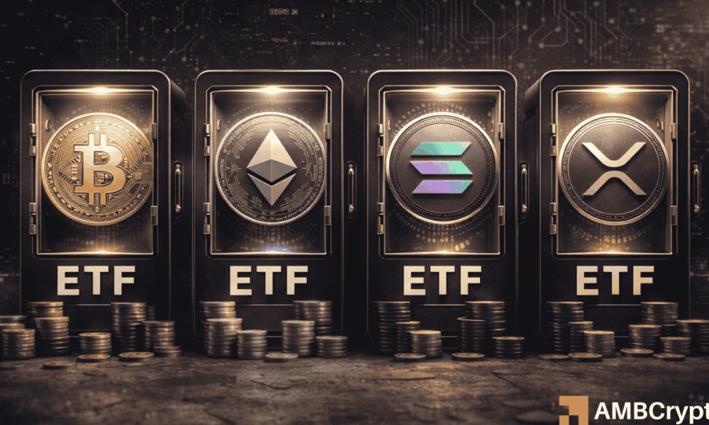 Bitcoin, Ethereum, and Solana ETFs record weekly inflows amid price weakness