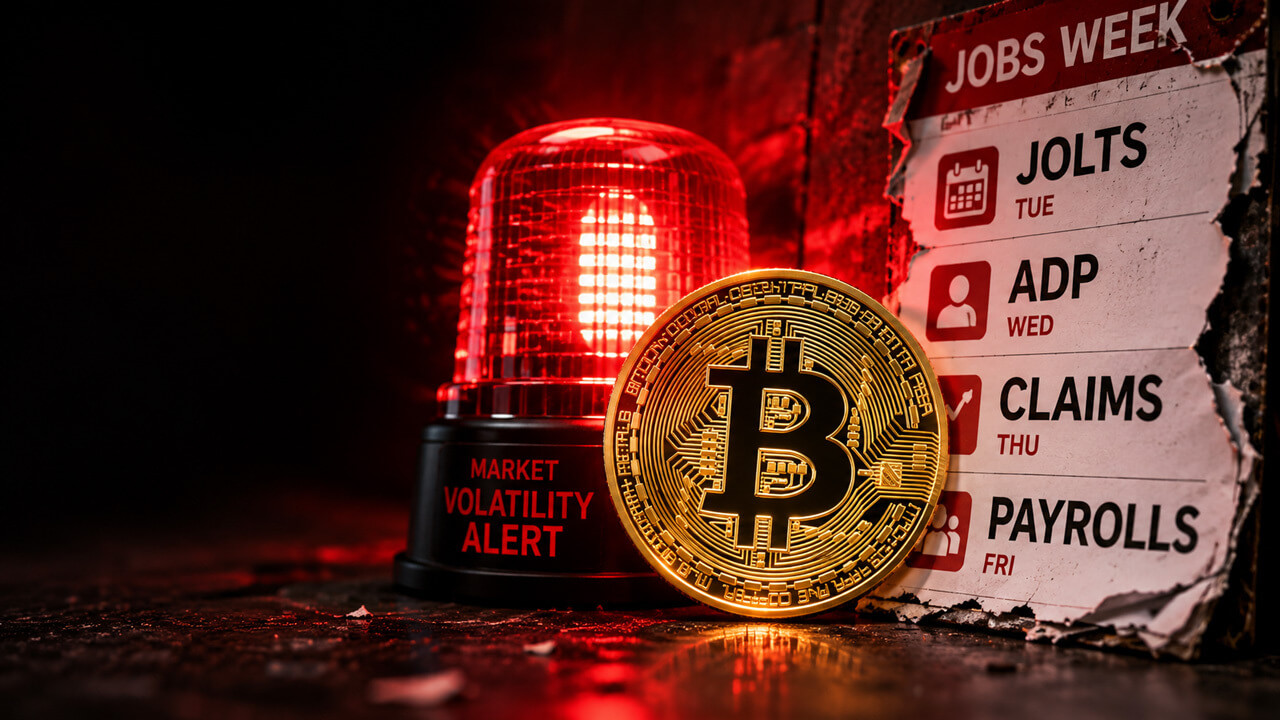 Bitcoin faces first jobs-week test as US job openings data arrives before Friday payrolls