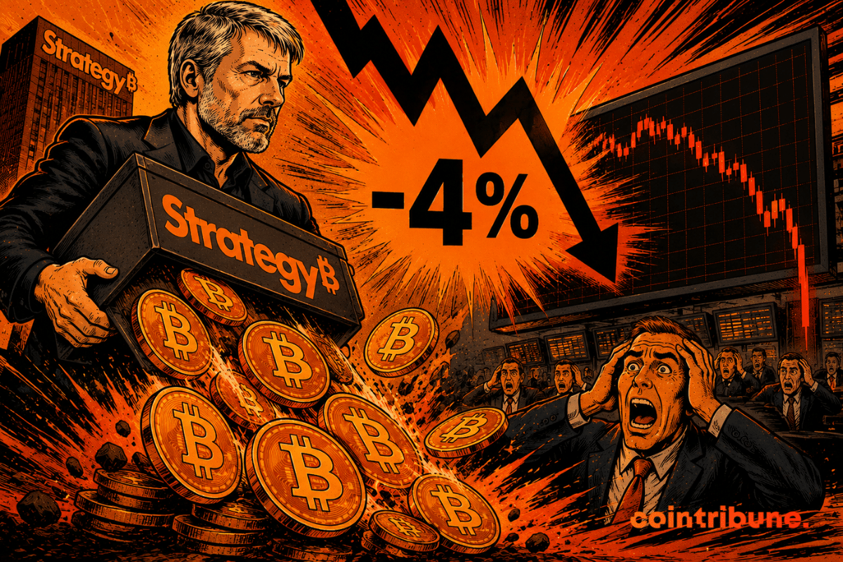 Bitcoin Falls As Strategy Raises Cash Through BTC Sales