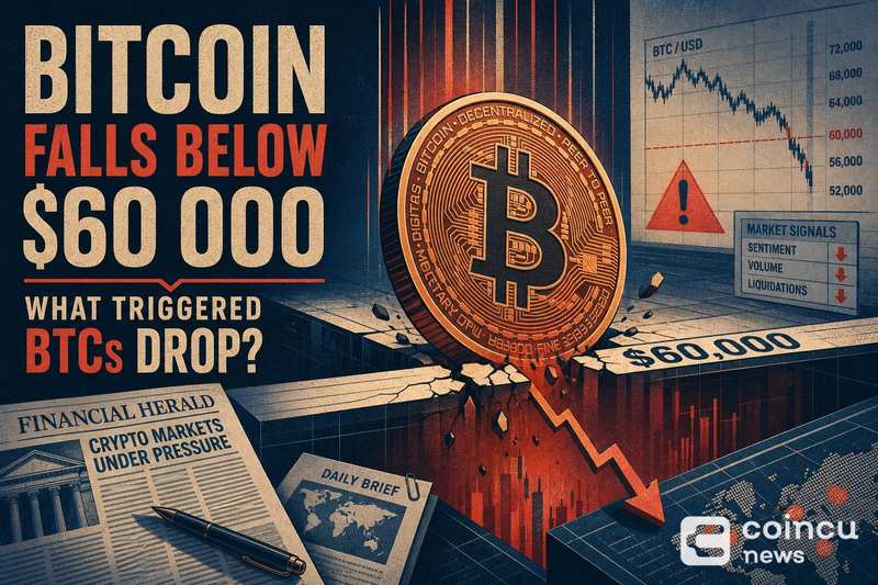 Bitcoin Falls Below $60,000: What Triggered BTC's Drop?
