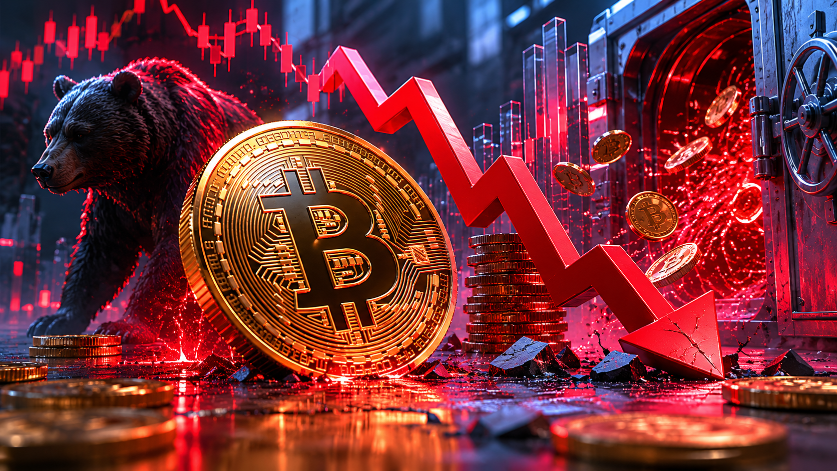 Bitcoin Falls Into ‘High-Risk Zone' Amid Heavy ETF Outflows: Swissblock