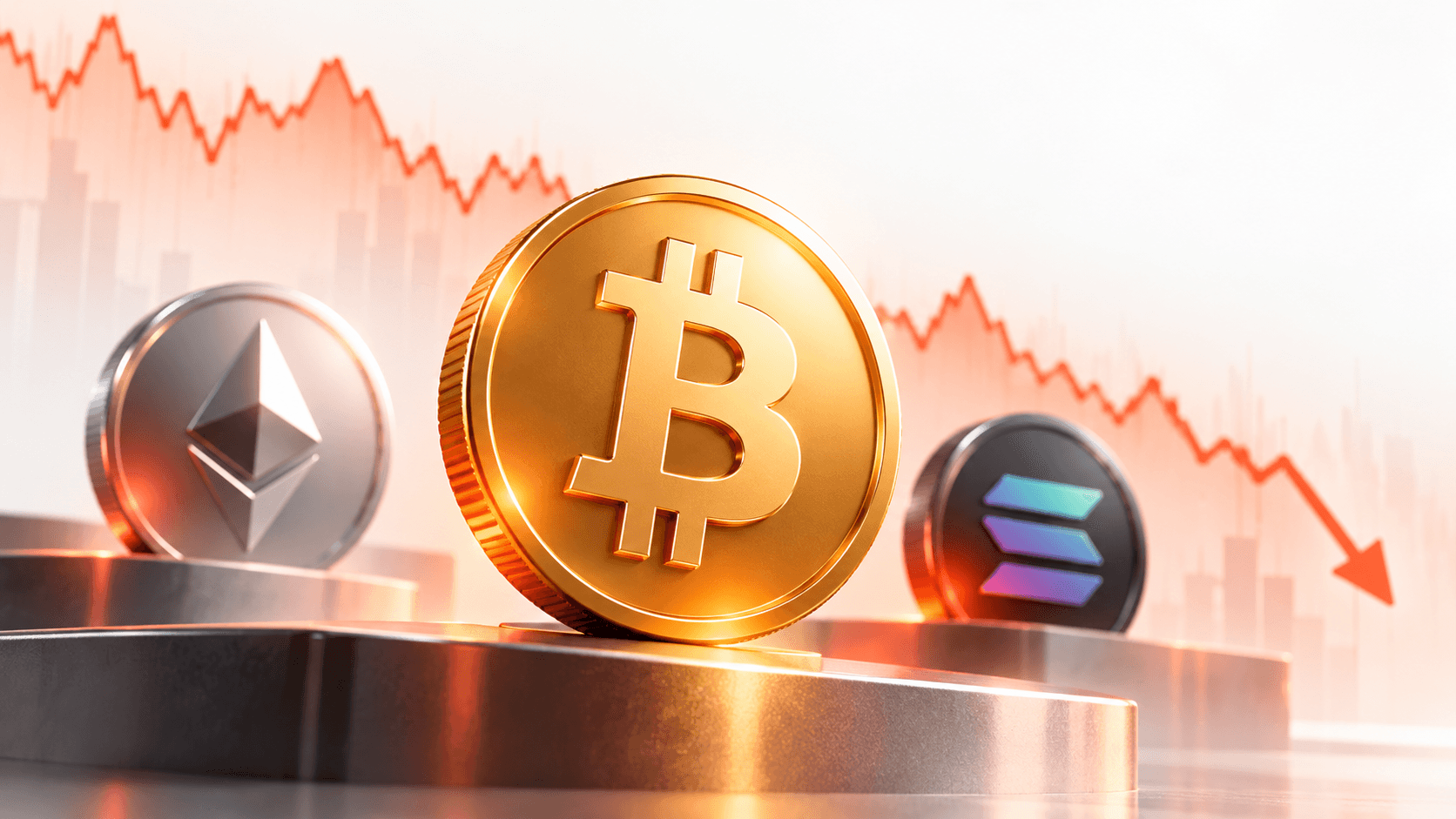 Bitcoin Falls to $81K as Ethereum and Solana Extend Crypto Selloff