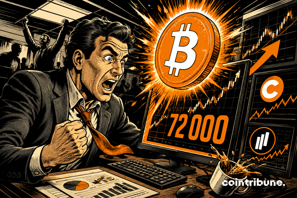 Bitcoin Flirts With $72,000