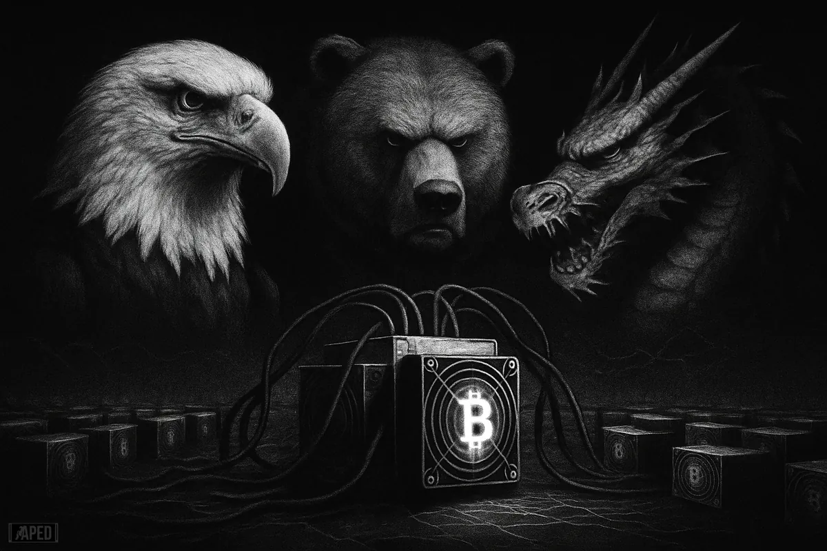 Bitcoin Hashrate Concentrates in Top Three Nations
