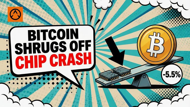 Bitcoin Holds Near $83K as Korea's Kospi Sinks 5.5% on Chip Selling