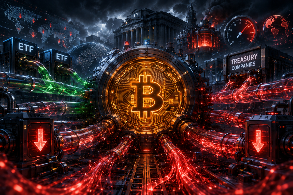 Bitcoin Institutional Behavior Reverses As Demand Metric Turns Red