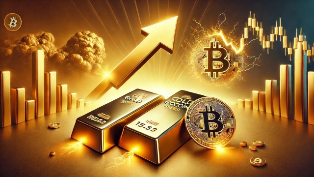 Bitcoin loses correlation with gold as investors seek traditional safe havens