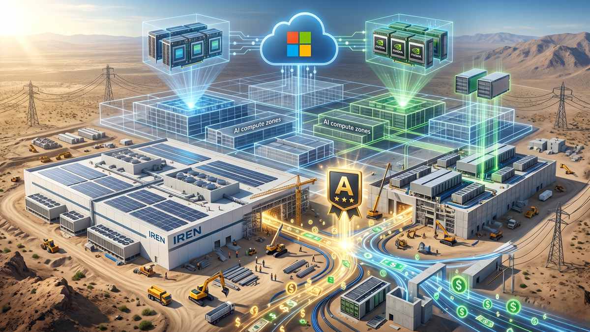 Bitcoin Miner IREN Secures $3.65 Billion Financing for Microsoft AI Buildout
