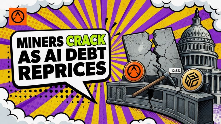 Bitcoin Miners Drop 12% as AI Data Center Debt Reprices on CPI