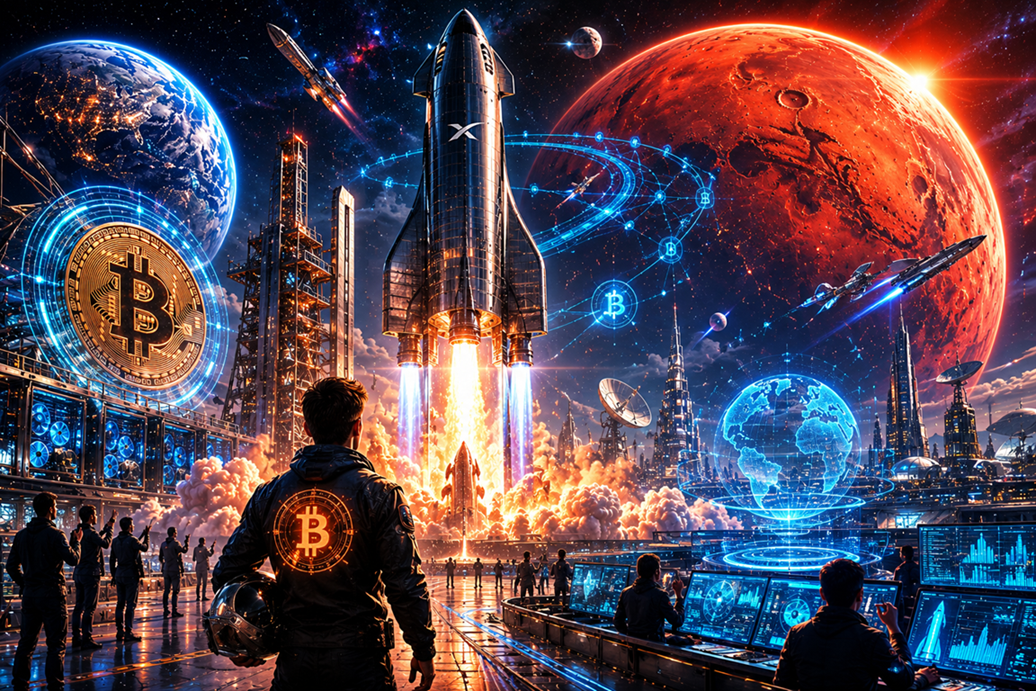 Bitcoin Mining Founder Joins SpaceX's First Human Mars Mission