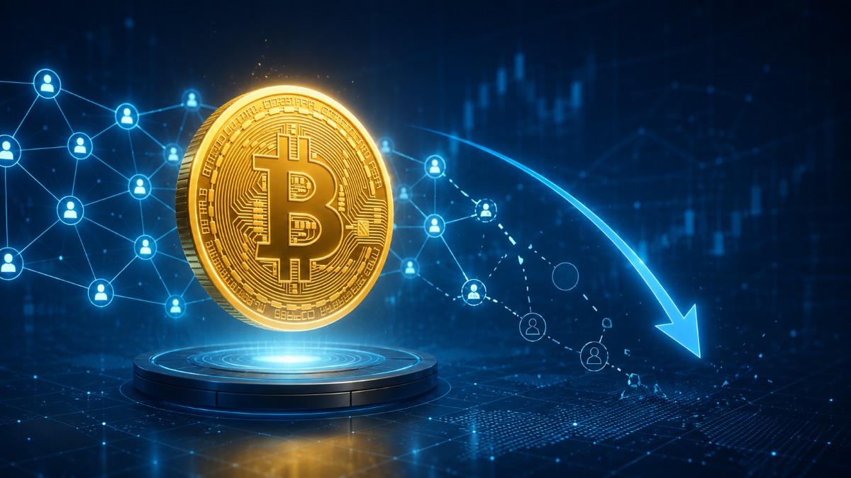 Bitcoin Network Records Steep 39% Address Decline