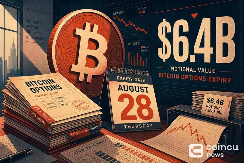 Bitcoin Options Expiry on August 28 Reaches $6.4B